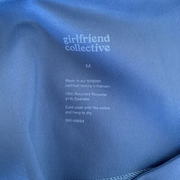 NWT Girlfriend Collective High Waist Capri Leggings in Monarch Blue - Picture 9 of 11